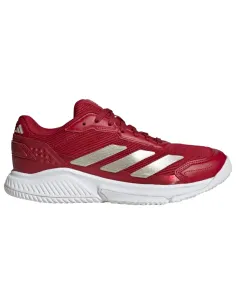 Zapatillas Adidas Courtquick Padel Rojo Mujer | Sapatos de padel fe...